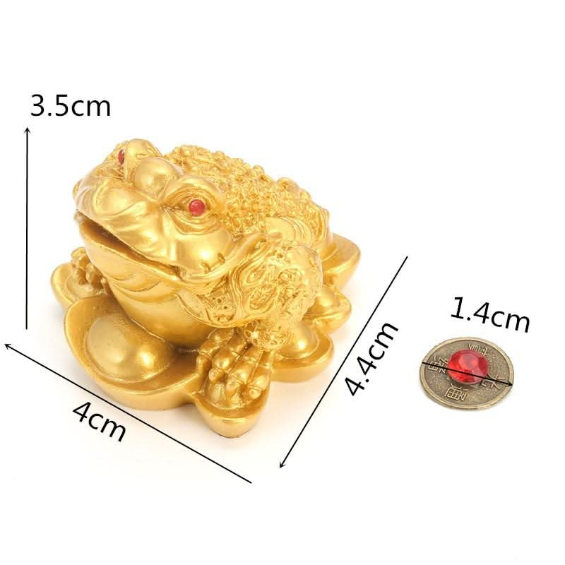 Classic Feng Shui Money Fortune Toad - Home OfficeTabletop Ornaments - 6 Lynx - Boho Accessories