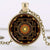 Sacred Sri Yantra Necklace Buddhist Pendant - 6 Lynx - Boho Accessories