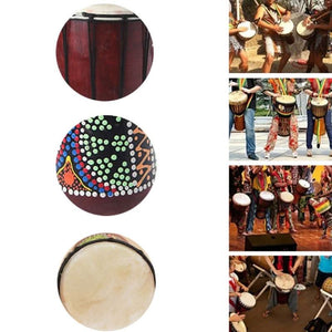 Djembe Drummer Percussion Wooden African Style Hand Drum Classic Painting Gift - 6 Lynx - Boho Accessories