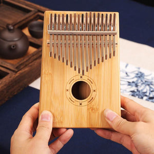 17 Key Mahogany Kalimba Indonesian - 70% OFF Black Friday Sale Extended To Next 24 Hours - 6 Lynx - Boho Accessories