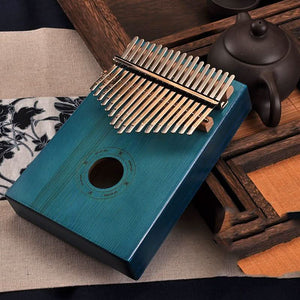 17 Key Mahogany Kalimba Indonesian - 70% OFF Black Friday Sale Extended To Next 24 Hours - 6 Lynx - Boho Accessories