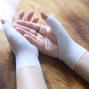 1pcs Silicone Gel Therapy Wrist Thumb Support Gloves Arthritis Pressure Corrector Gloves - 6 Lynx - Boho Accessories