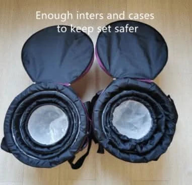 Crystal Singing Bowl Set - 7 Chakra Tuned - Complete Healing - 432 Hz - Large Size 8" to 14" - 6 Lynx - Sound Healing